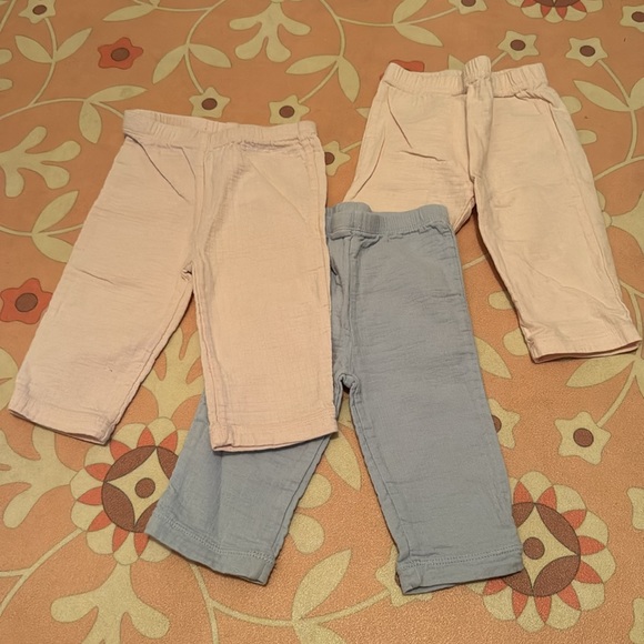Lot of 3 Aden & Anais muslin pants, 0-3 month - Picture 3 of 5
